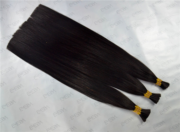 Hot sale high quality premium remy hair bulk hair extensions WJ036